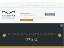 Tablet Screenshot of giannoni-sa.com